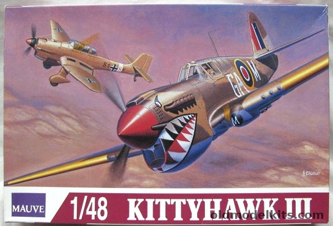 Mauve 1/48 Kittyhawk III (P-40) - RAF No. 112 Sq Sicily 1943 / RAAF 